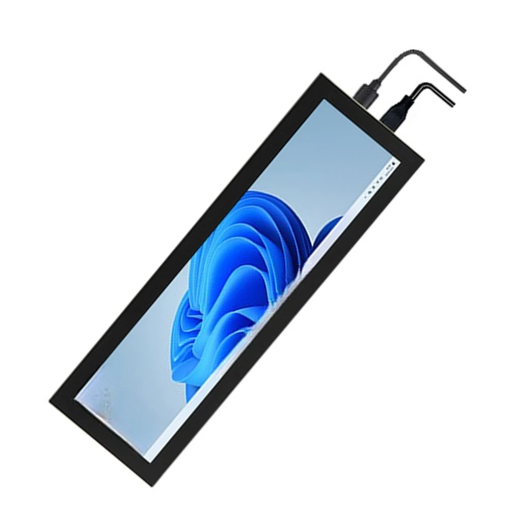 Pi Compatible 8.8-inch IPS Touch Monitor for Mini PC and Console Applications 480x1920 Resolution Full Viewing Angle