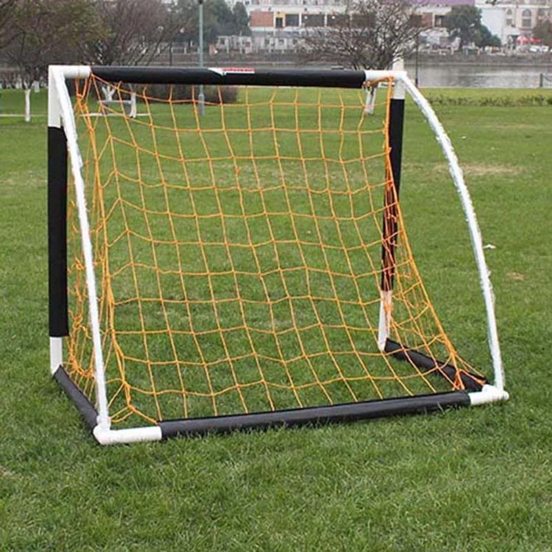 Juego de postes de esquina para jóvenes de escuela secundaria, deporte de primera calidad, puerta de objetivo de tiro, plástico plegable, Pvc, venta al por mayor, portería de fútbol