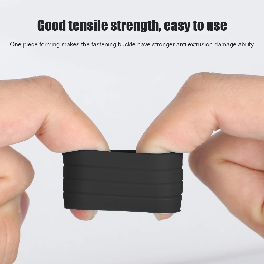 1-10Pair Silicone Anti-skip Bicycle Handlebar Tape Plug Fixed Ring Bike Shift Handle Protection Cover Non-Slip Cycling Accessory