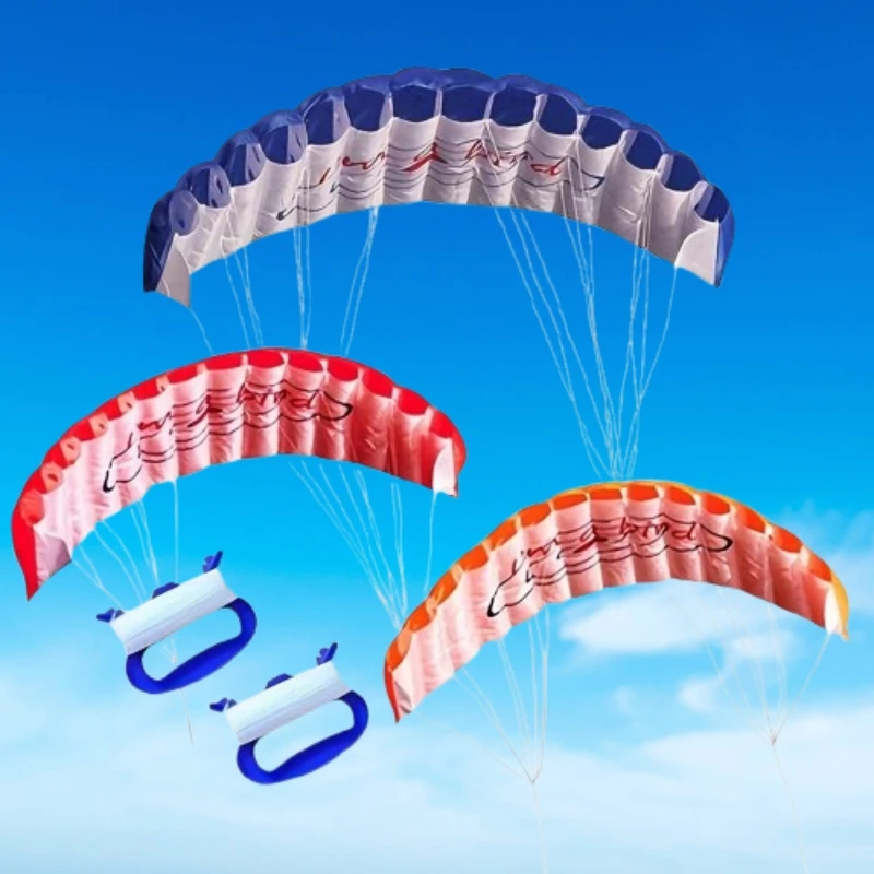 Nouveau kitesurf débutant double ligne cascadeur cerf-volant cerf-volant de plage parafoil parachute surf cerf-volant de sport cerf-volant professionnel série koi