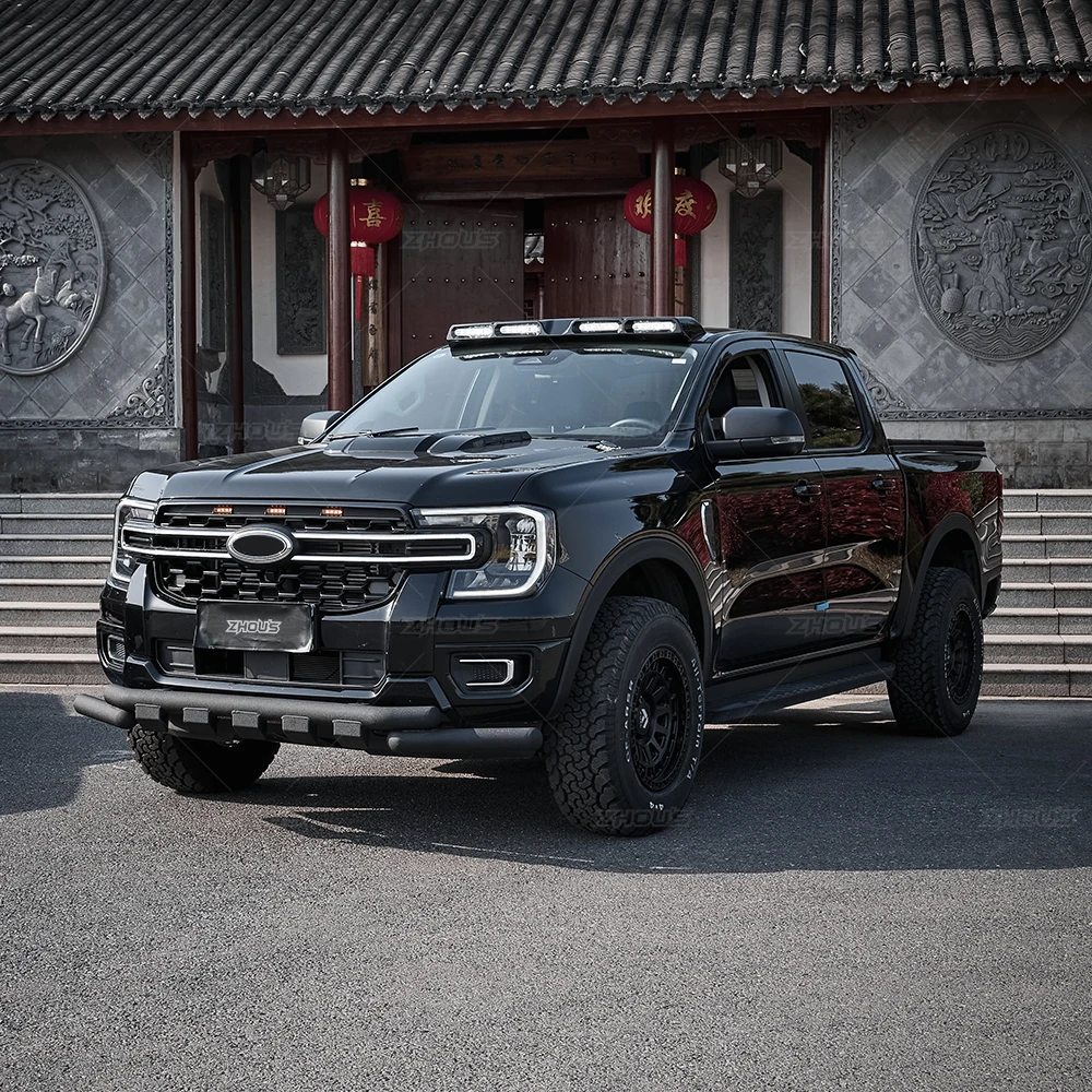 Zhous Design Accessori di ricambio per veicoli 4X4 Parti esterne Griglia anteriore a LED per Ford Ranger T9 2023 2024 2025