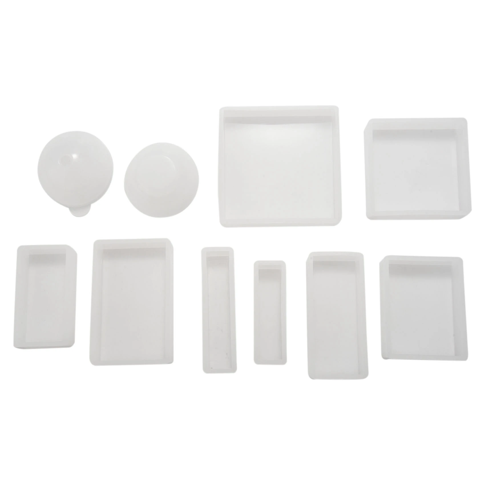 

Casting Molds Silicone Square Rectangle Ball Molds 9Pcs Different Sizes,Silicone Mold Casting Epoxy Molds For Resin