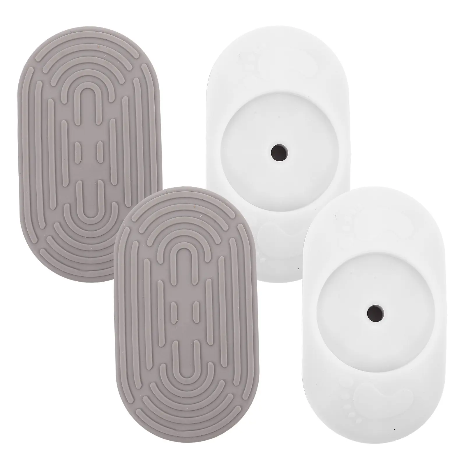 

4Pcs Child Safety Wall Protectors Baby Gate Wall Cups Anti Slip Pressure Mounted for Doors Stairways Windows Safe