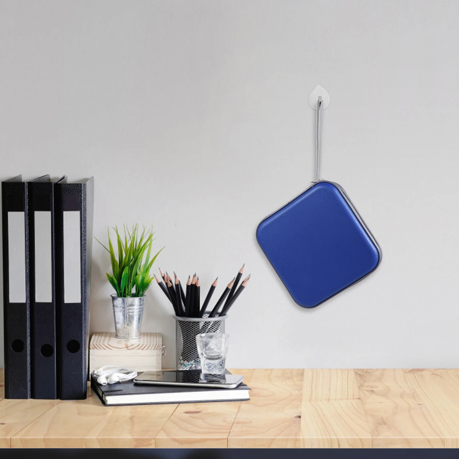 

Plastic Cd Bag Large Capacity Dvd Storage Pouch Cd Holder Case Disc Storage Organizer Portable Shockproof Wear-Resistant