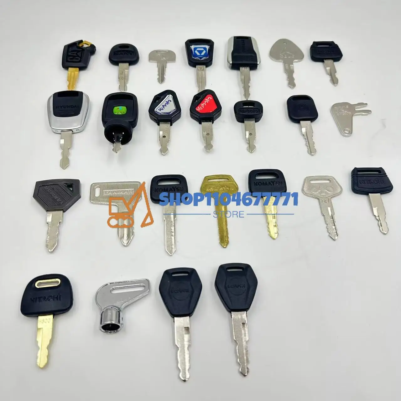 25 шт. ключи экскаватора для Cat для Yanmar 52160 ключ для Doosan для Sany для Komatsu для Kubota Hyundai для F900/H800/777/888 ключ