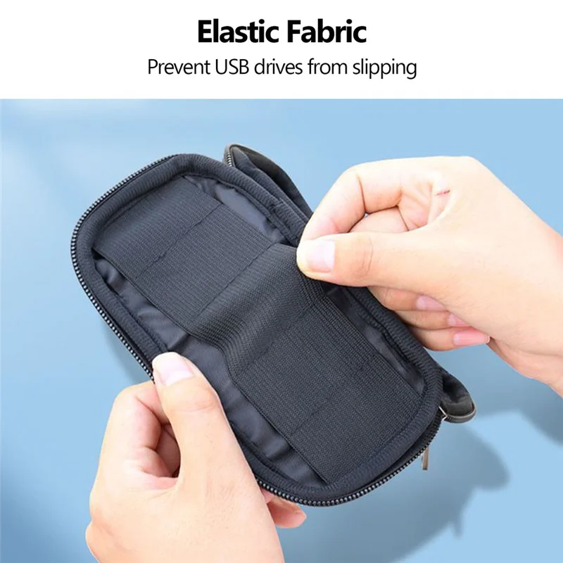 Superb USB Flash Drive Storage Case Dustproof Organizer Box For Thumb Drives And Electronic Accessories, Compact And Portable A