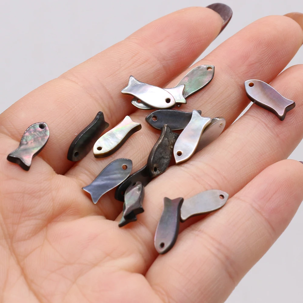 10Pcs Natural Shell Pendant Mother Of Pearl Drop-Shaped Flower shape Pendant For Jewelry Making DIY Necklace Earrings Accessory view 2