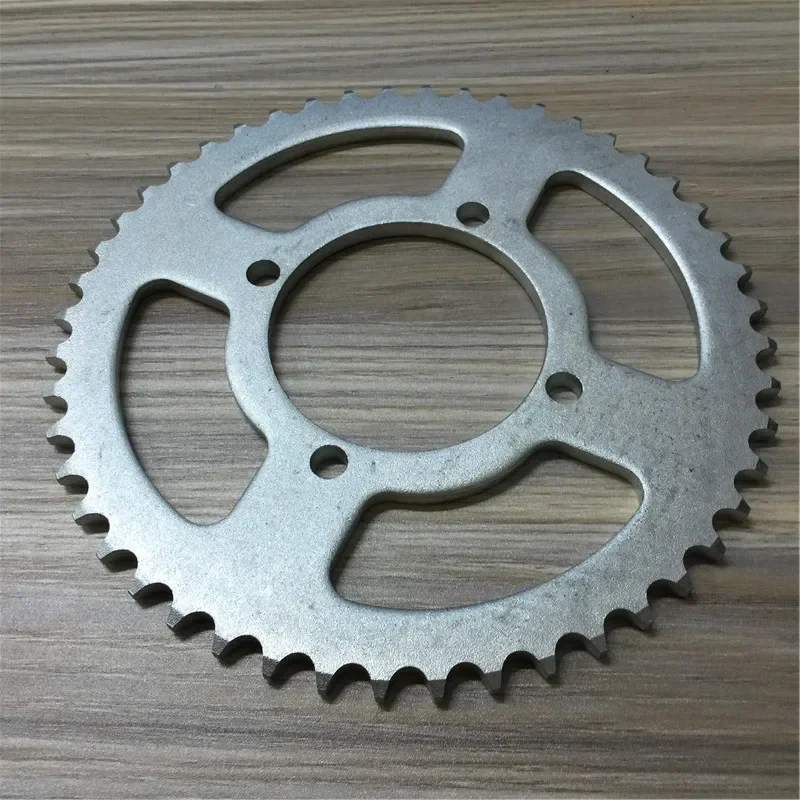 Three Wheeled Motorcycle Sprocket Large Sprocket Tooth Plate 420-428-48 Teeth 37 Teeth 41 Teeth,Chain Gear, Gold  Silver Random