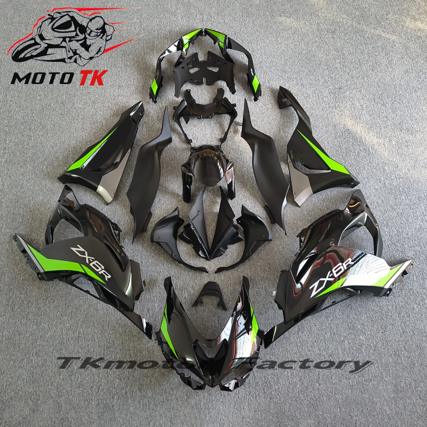 

Motorcycle Parts Fairings for KAWASAKI 636 ZX6R 2023 2024 2025 Aftermarket Fairing Panel Kit
