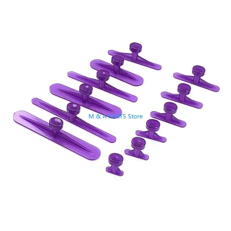 U1JF 12pcs glues tabs أداة إزالة dent أداة إزالة دنت أداة السيارة
