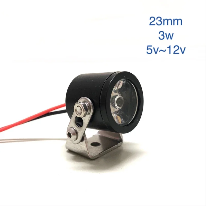 1PCS LED Light 1W/3W Spotlight with Bracket for 1/10 RC Crawler Car Traxxas TRX4 Defender AXIAL SCX10 III 90046 RC4WD