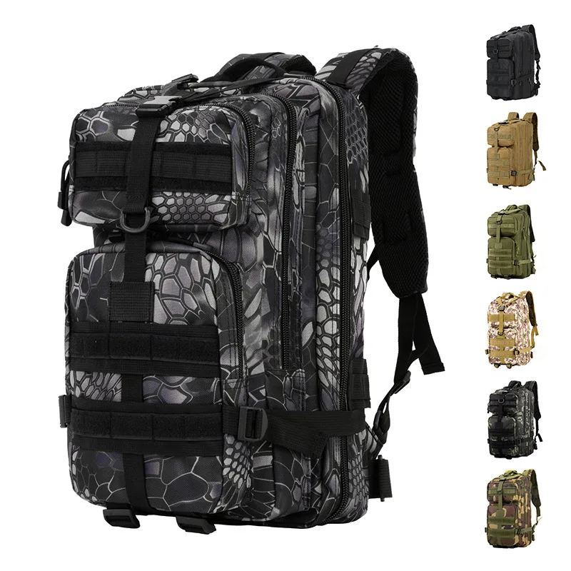 

Hot Sale Men's Camouflage Tactical Duffel Backpack Softback Outdoor Sports Bag for Wild Camping Hiking Muscle Strengthening