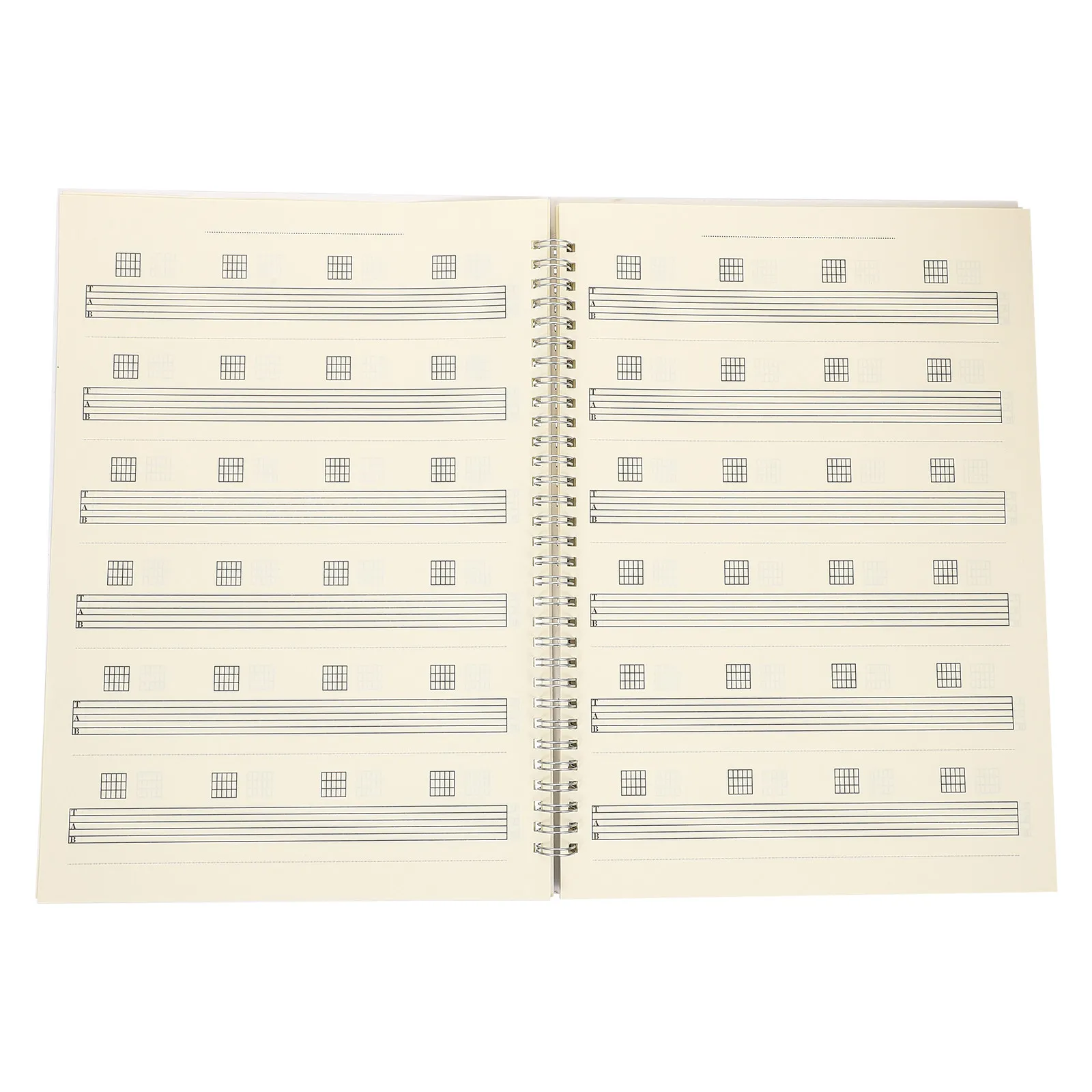 Portable Guitar Sheet Music Book Lightweight Six- Notebook with Tear-Off Pages Waterproof Wear-Resistant Cover Music