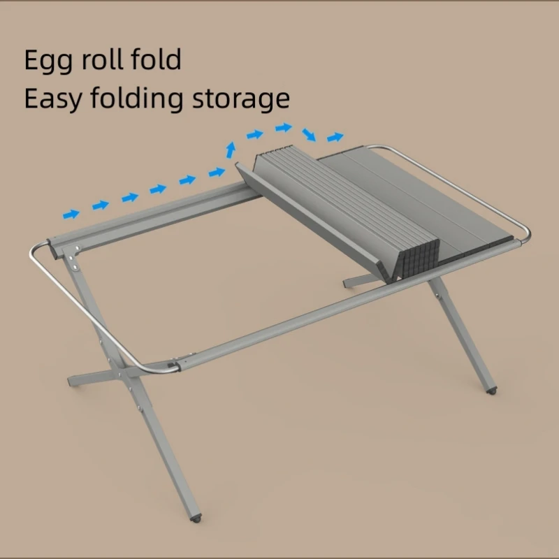 Imagem -03 - Mesa de Liga de Alumínio ao ar Livre Mesa Portátil de Ovo Mesa Leve de Piquenique Mesa Tática Igt Dobrável Nova