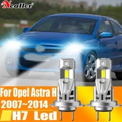 2x High Power H7 Led Headlight Canbus No Error H18 Car Bulb 6000K White Light Moto Diode Lamp 12v 55w For Opel Astra H 2007~2014