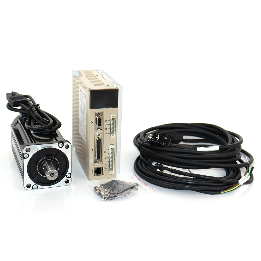 

AC Servo Motor and Driver for CNC Machine Low Cost Servo Motor for Cnc Milling Lathe Machine