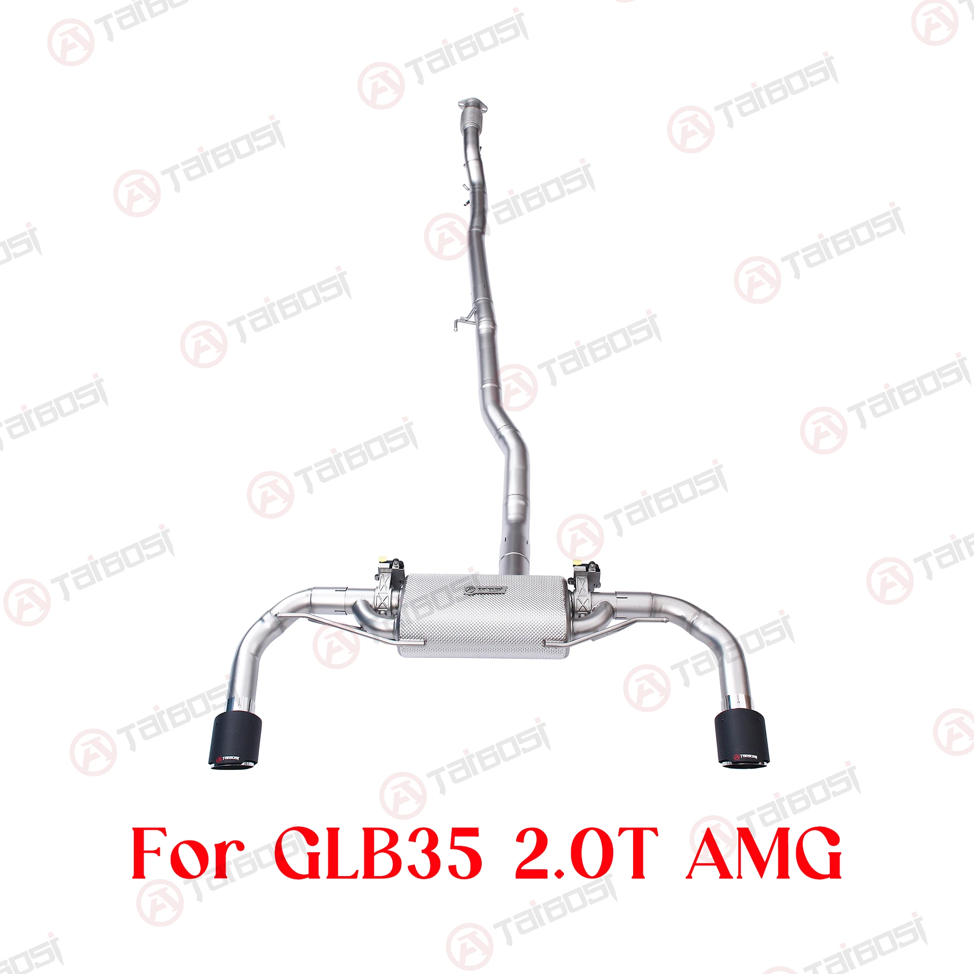 

Taibosi Factory Valvetronic Catback Exhaust For Mercedes GLB35 AMG 2.0T Electric Valved Muffler W/ Remote Control & Pop Sound