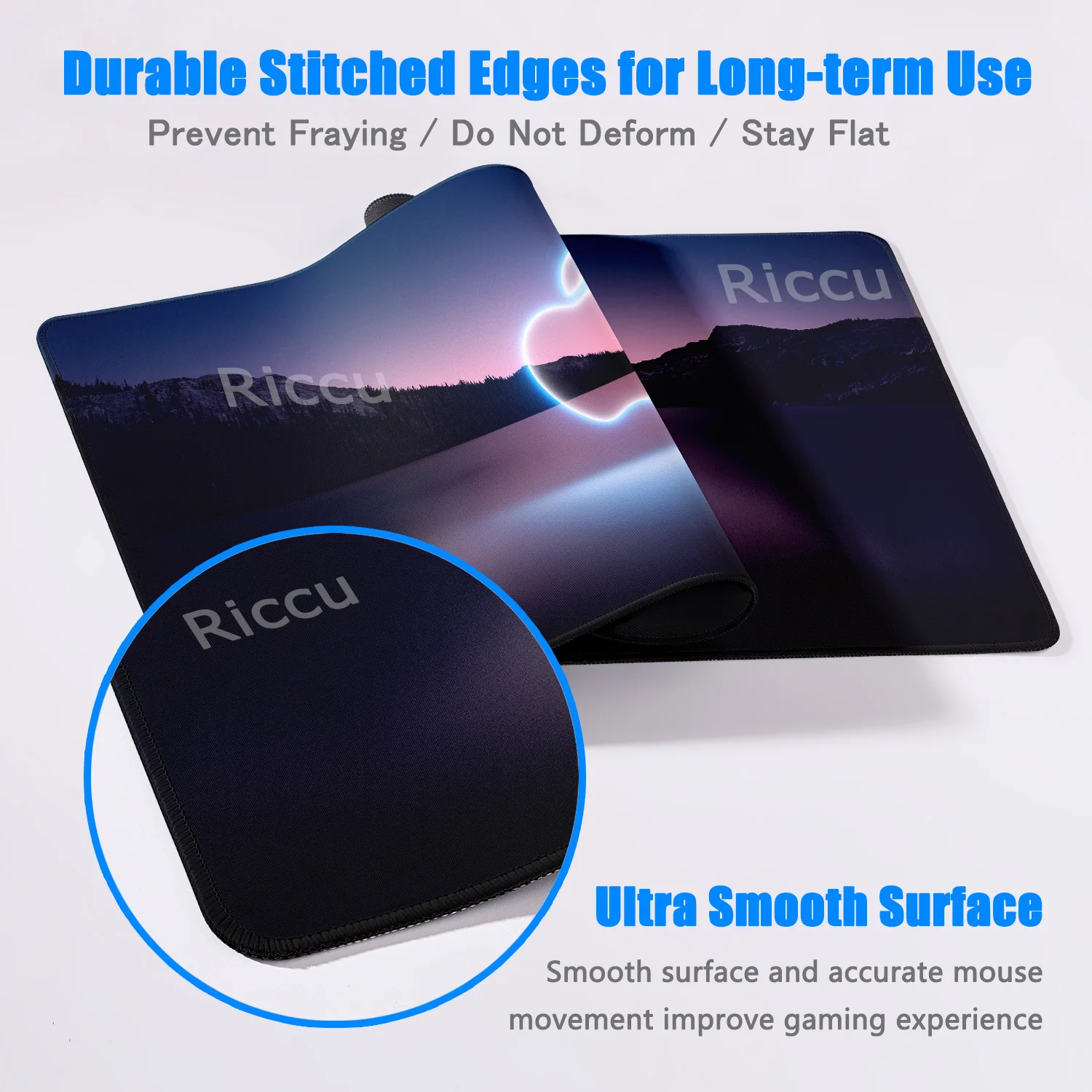 Periferiche per PC Moda A-Appples Mouse Pad Anime Gioco Mause Pad XXL Home Computer Tappetini da scrivania Tappeto camera da letto Gamer Ufficio Laptop