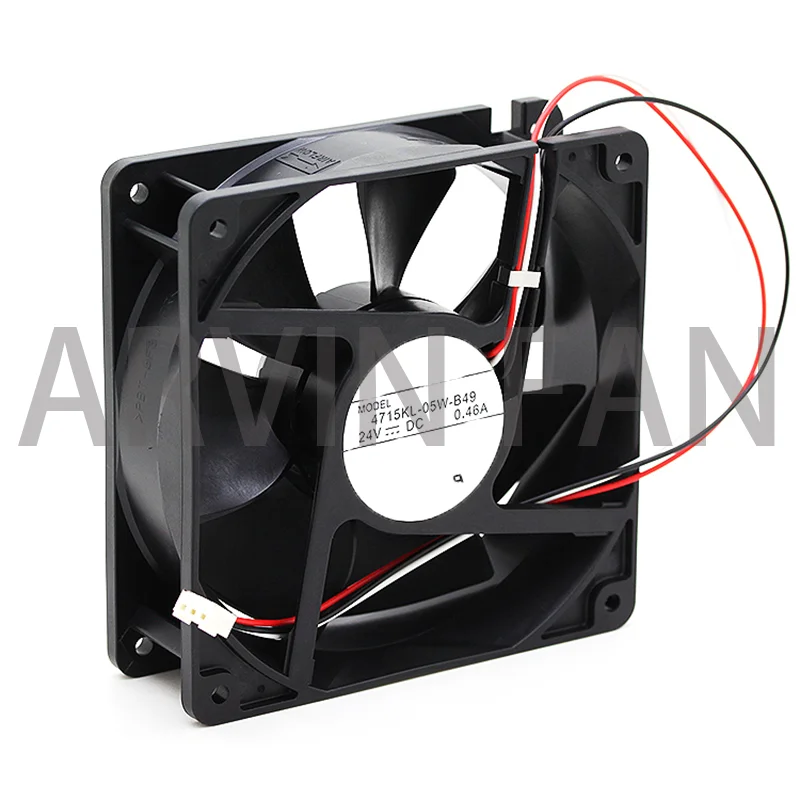 

12038 120mm 12cm 24V Cooling Fan 4715kl-05w-b49 4715kl-05w-b40 24VDC 0.46a Frequency Converter Server Cooler