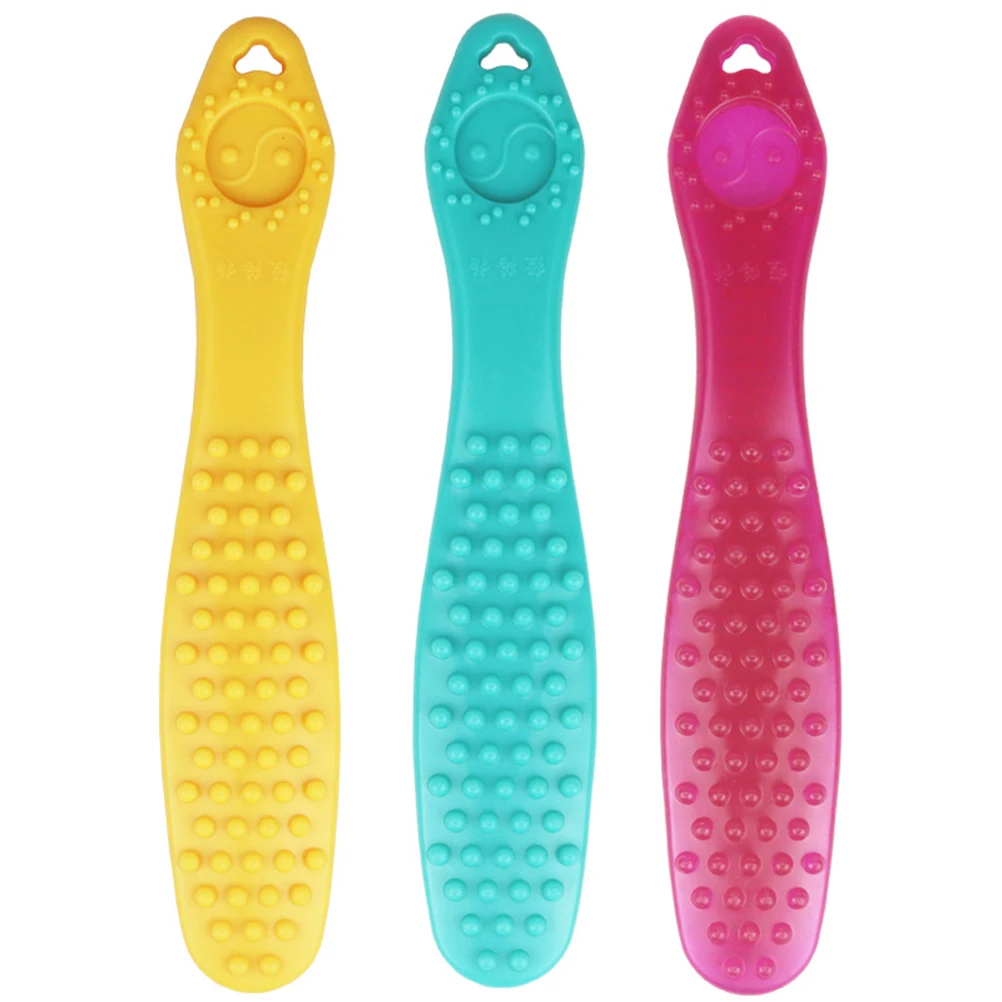 

Massage Stick Durable Silicone Portable Muscle Relaxation Tool For Back Neck Waist Legs Hips Fatigue
