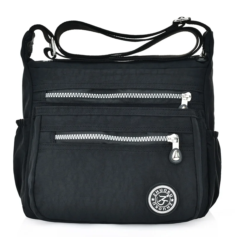 Nylonowe torebki damskie Messenger mała torebka na ramię torebki damskie Crossbody torebki wysokiej jakości Bolsa Tote Beach