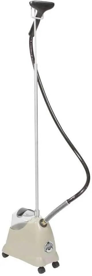 

Jiffy Steamer J-2000 Garment Steamer with Plastic Steam Head, 120V, Beige - Quick Wrinkle Removal for Clothes