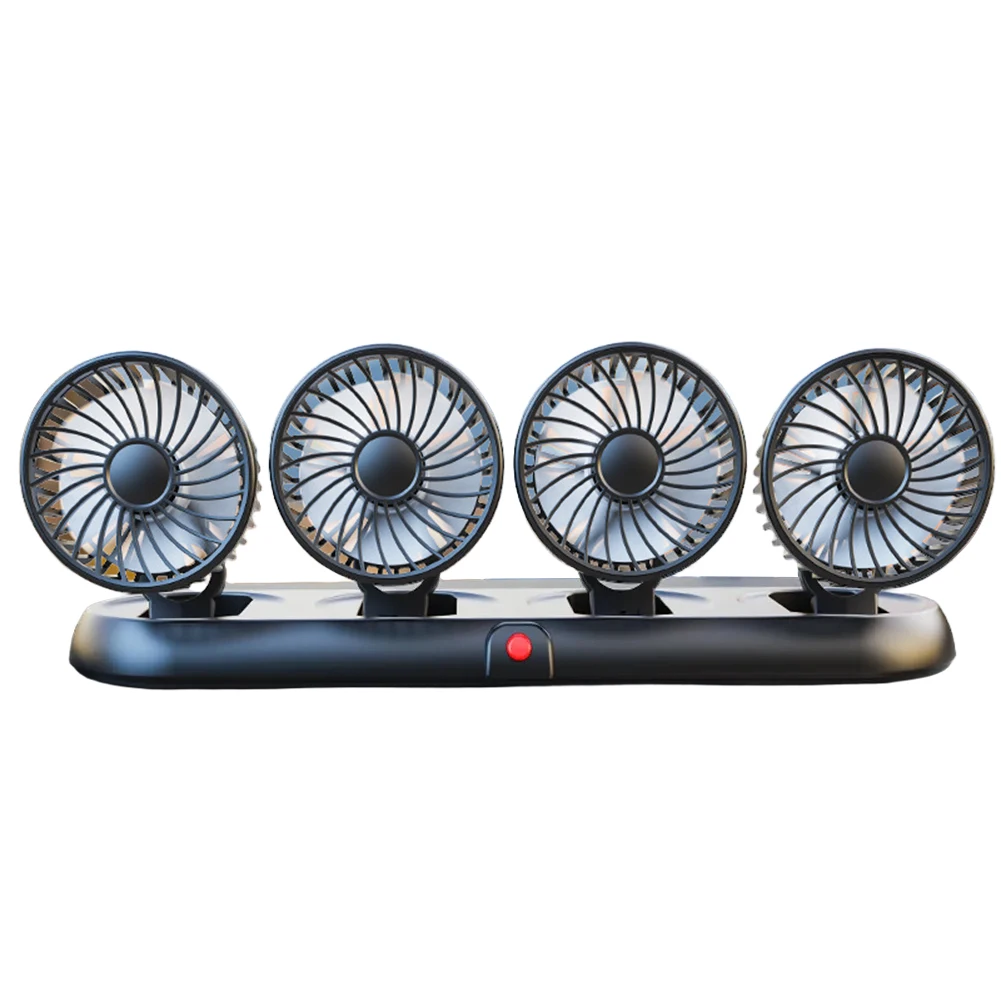 

For SUVs For Trucks Vehicle Cooling Fan Cooling Fan Picnic Cooling Solution Adjustable Airflow Car Fan Lightweight Design