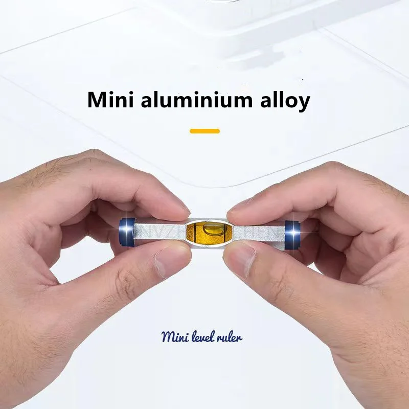 Imagem -03 - Mini Linha Suspensa Nível de Bolha Nível de Liga de Alumínio Nivelador de Corda Portátil Linha Precisa Pendurada Ferramentas de Medição Doméstica