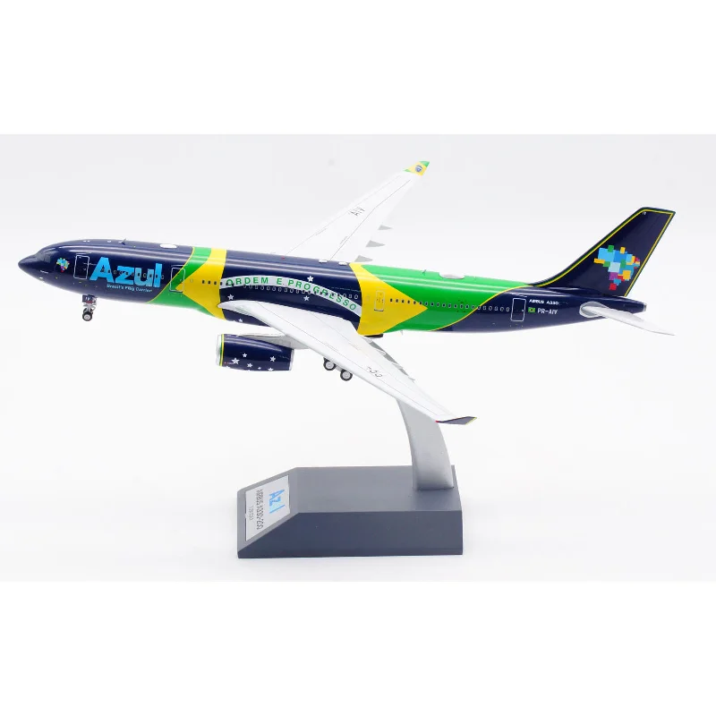 1:200 Scale Model Plane INFLIGHT Azul Airlines A330-200 Diecast Alloy Aircraft Jet PR-AIV Gifts Collection Display Toys Fans