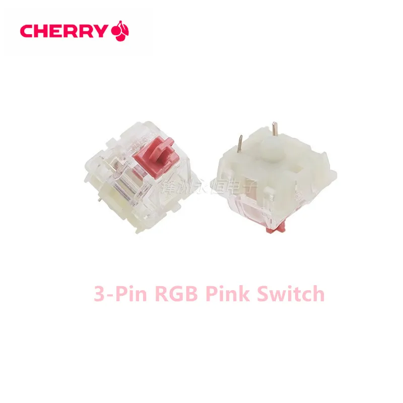Original Deutschland Cherry MX mechanische Tastaturschalter Silber Rot Schwarz Blau Braun Linear Tactile Clear RGB Schalter 3-Pin Welle