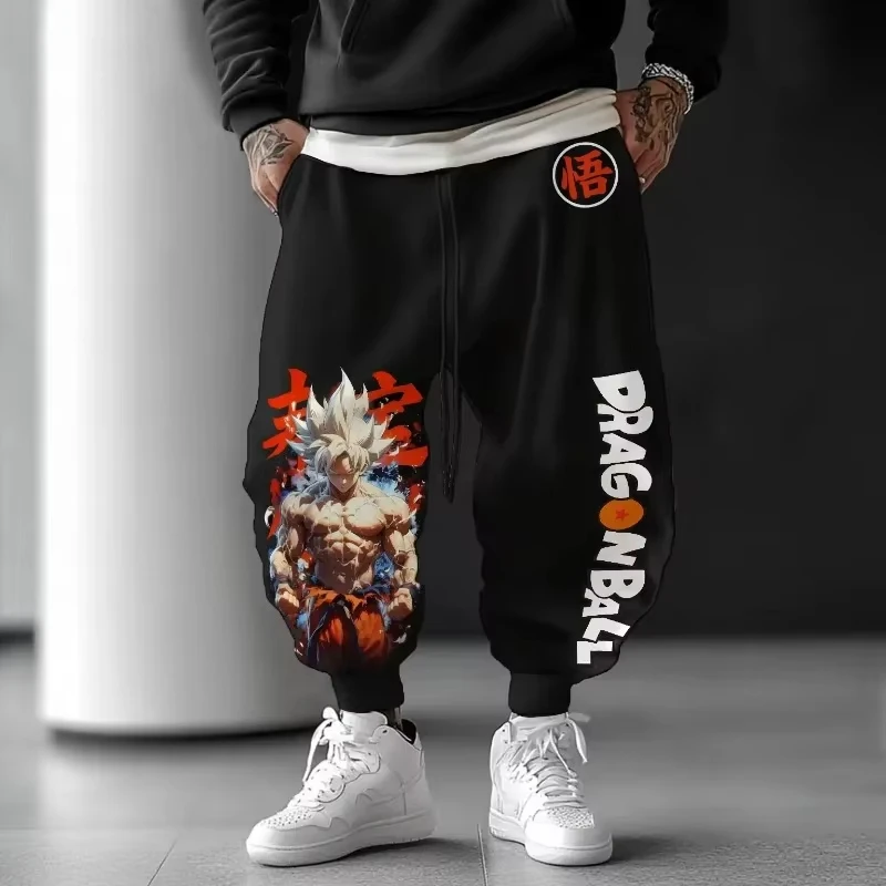 

Dragon Ball Animation 2025 Summer/Autumn Sweatpants Goku Printed Men's and Women's Casual American Hip Hop Loose Cotton Pants