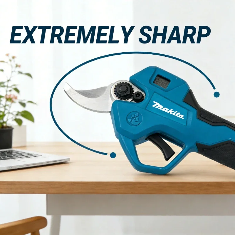 

Makita 18V Brushless Cordless Pruning Shears - Electric Scissors & Branch Cutter for Fruit Trees, Garden (Tool Only)