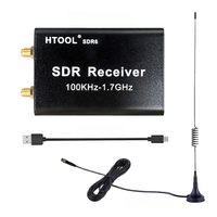 100KHz-1.7GHz SDR6 Receiver, SDR Software Radio Receiver, Full Band RTL-SDR, Aviation Short Wave Broadband,Multifunction Radio