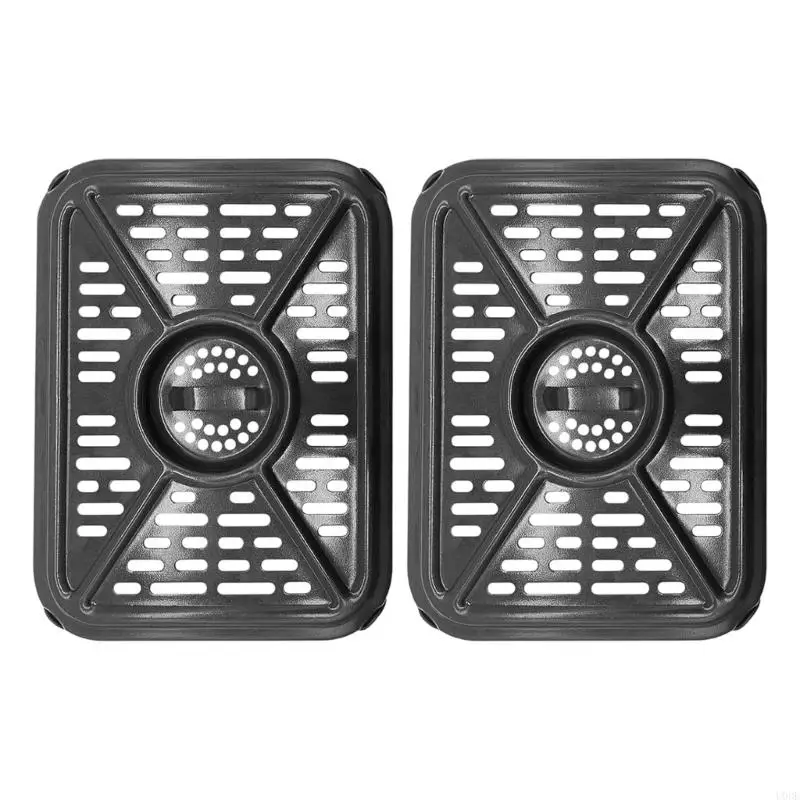   Air Fryers Crisper Plate Grill Tray Replacement Baking Tray with Rubber Bumpers for DZ401 DZ550 Home Appliance Part