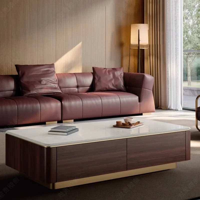 

Storage Luxury Coffee Table Modern Living Room Designer Books Moving Writing Side Table Dinner Couchtisch Lounge Suite Furniture