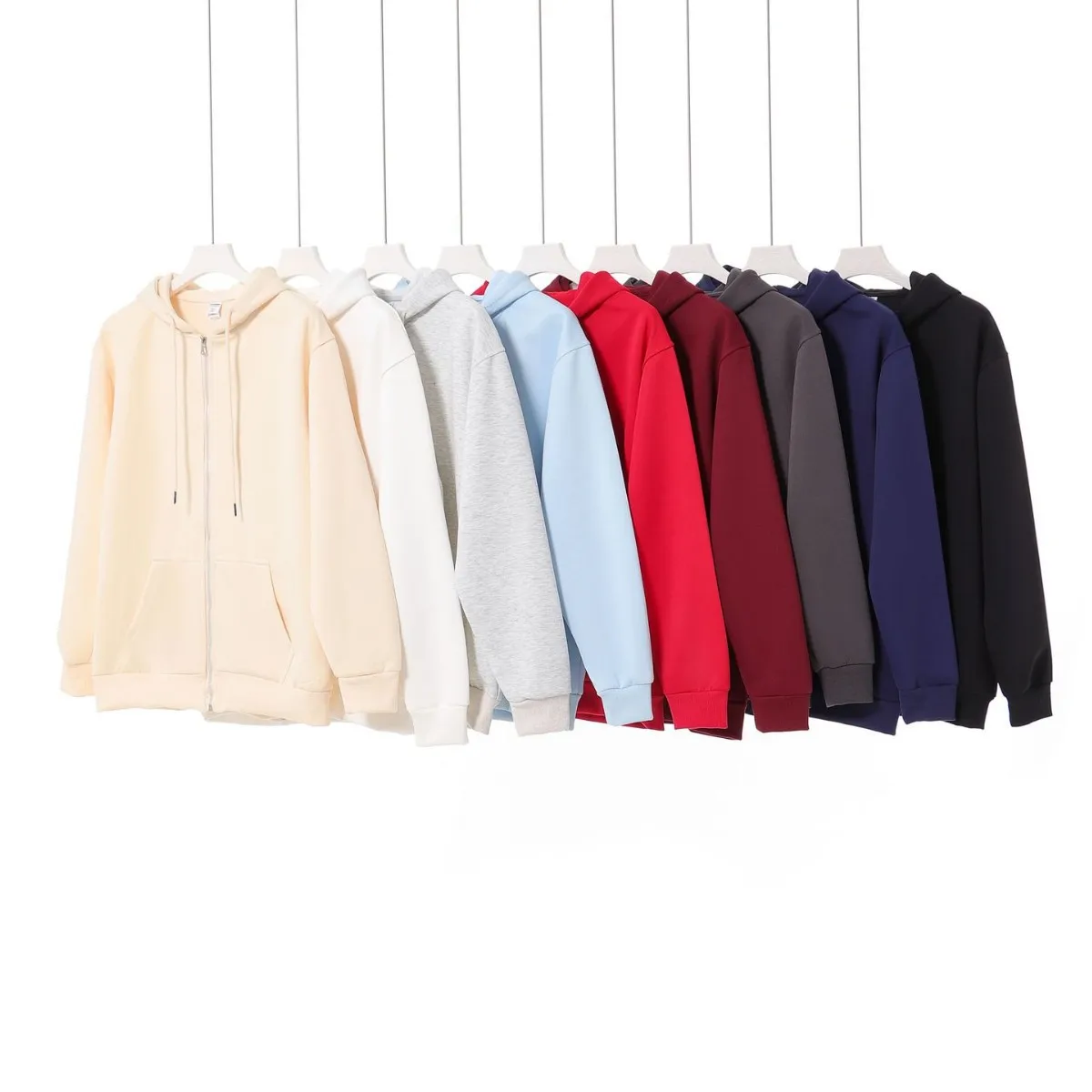 Men Hoodies Sweatshirts Zipper Cardigan Long Sleeve Solid Pockets Sweatshirt Casual Hooded Spliced Coats Loose Male Autumn 2026