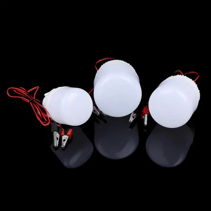 Lámparas LED de 12V CC de 12V, 5/9/15/20/30/40W, bombilla de punto para tienda de campaña al aire libre, luz nocturna, tienda de campaña portátil, luces de emergencia para pesca nocturna