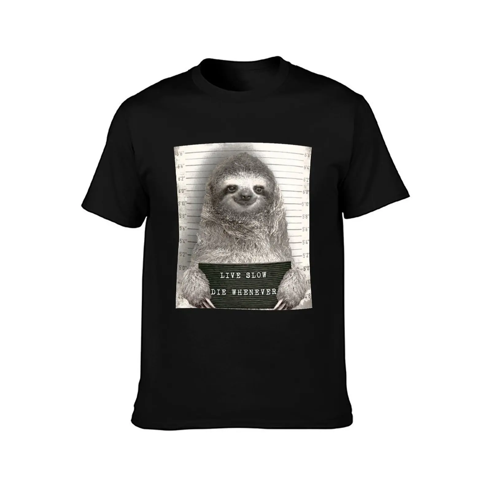 Sloth in a Mugshot - Print / Home Decor / Wall Art / Poster Gift Birthday Sloth Lover Gift Animal print Canvas Print T-Shirt