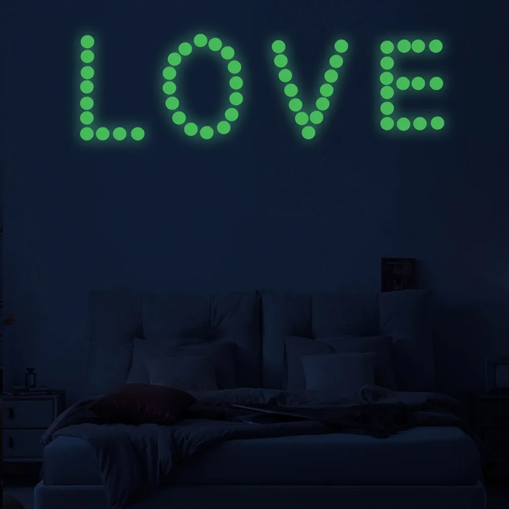 

Светящиеся круглые наклейки на стену HonC