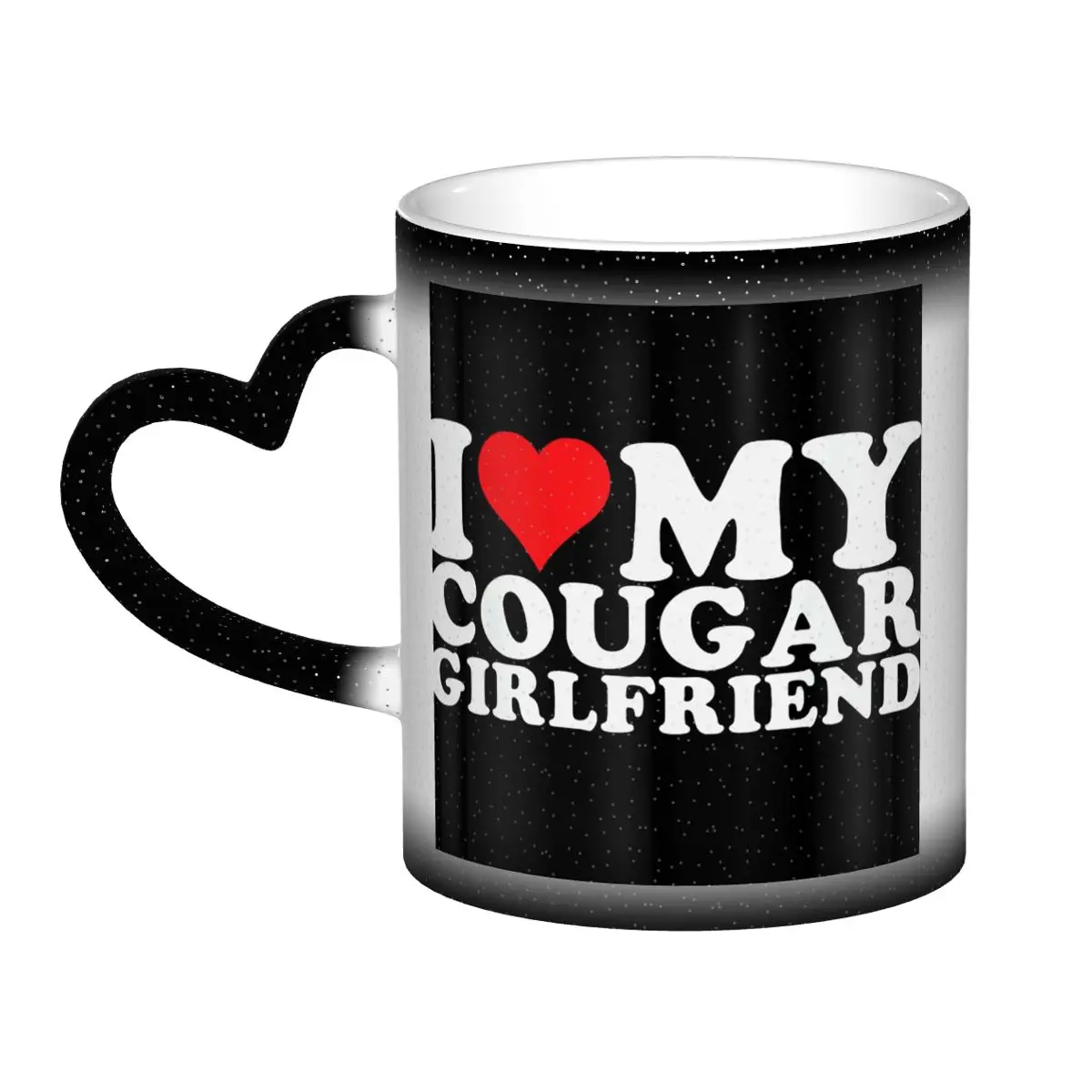 

I Love My Hot Cougar Girlfriend Mug Funny Ceramic Coffee Cups Tea Mugs Milk Cup Drinkware Gift for Friends