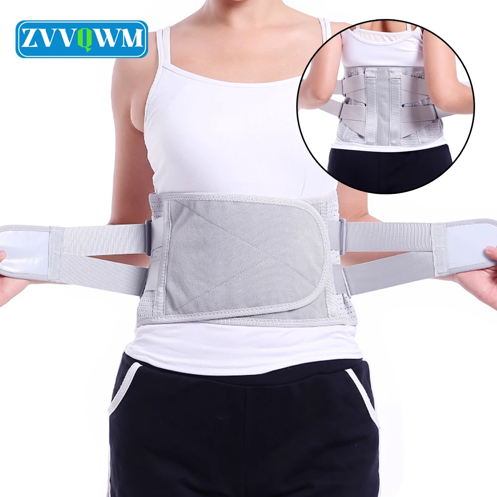 

Lumbar Back Brace Waist Support Women Men Adjustable Sciatica Lower Back Support Pain Relief Work Back Belt Lifting Waist Brace