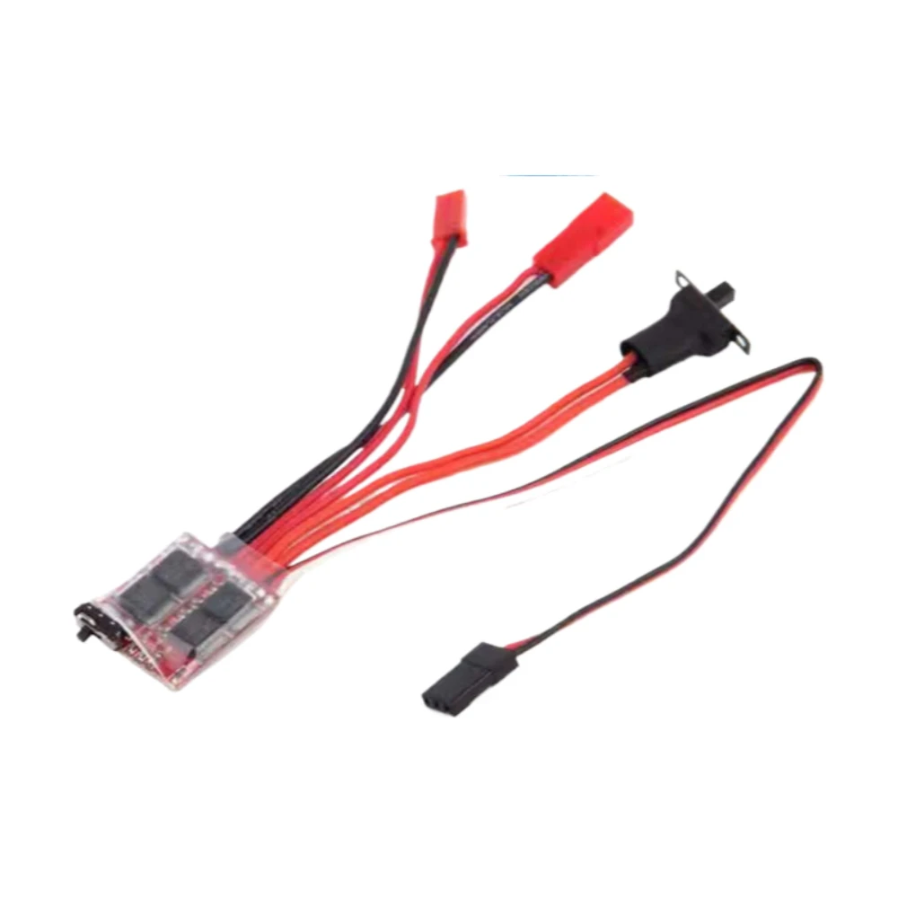 

10A 20A 30A Bidirectional Brushed ESC with Brake No Brake Switchable for RC Car Boat Tank Speed Controller