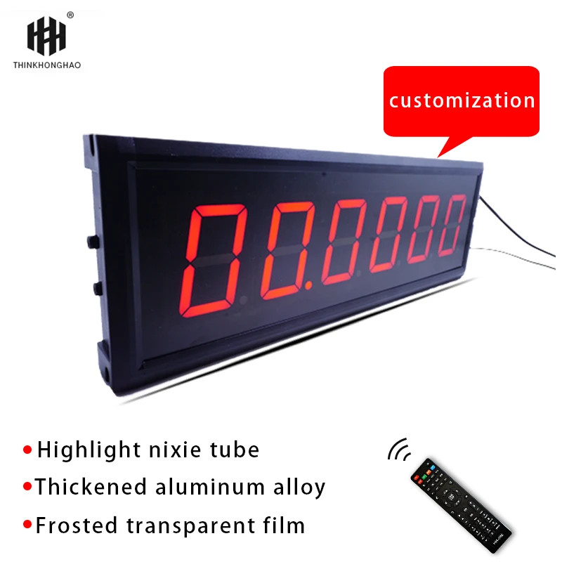 Goakgaan Brand 3-inch 6-digit LED Digital Display Timer Challenge 10 seconds LED display led screen