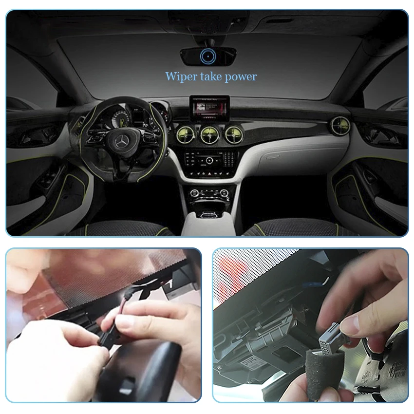 4K 2160P Car DVR Plug and Play Dash Cam Camera UHD Night Vision WiFi Driving Video Recorder For Geely Atlas Wireless HD DashCam