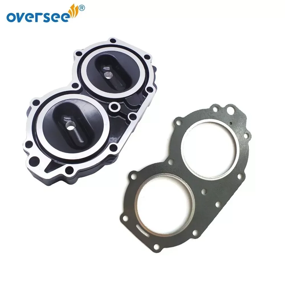 6F6-11111-00-1S Cylinder Head and Gasket 6F5-11181 For Yamaha Outboard Motor 2T 40hp 40J Parsun T36-04000002 and 6F5-11111