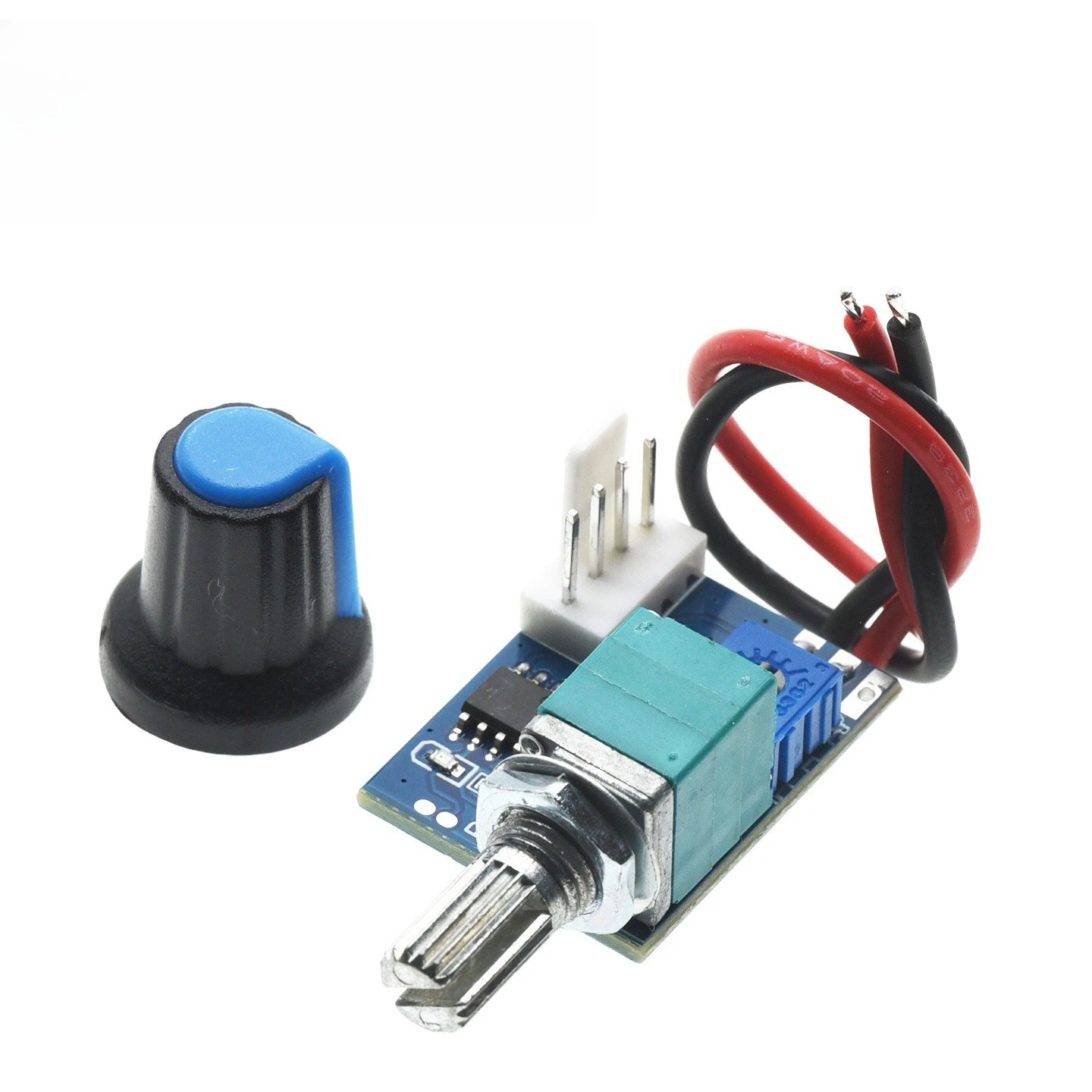12V Single Channel 4-Pin PWM Fan Speed Governor, Low Power Silent Computer Chassis Fan Controller