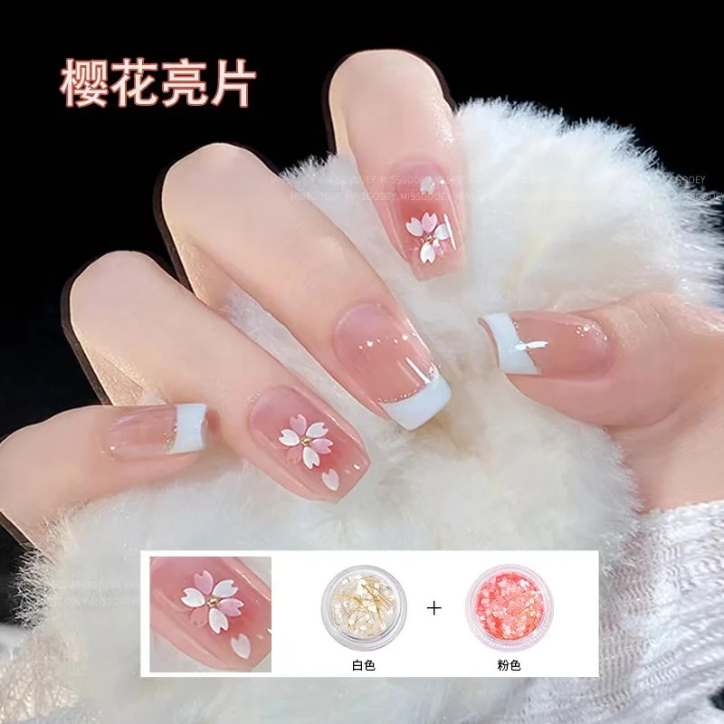 TCT-484 Petal Cherry Blossom Sakura Leaves Leaf 꽃잎 Nail Glitter Nail Art Decoration Body Art Tumblers Craft Accessoires Festival