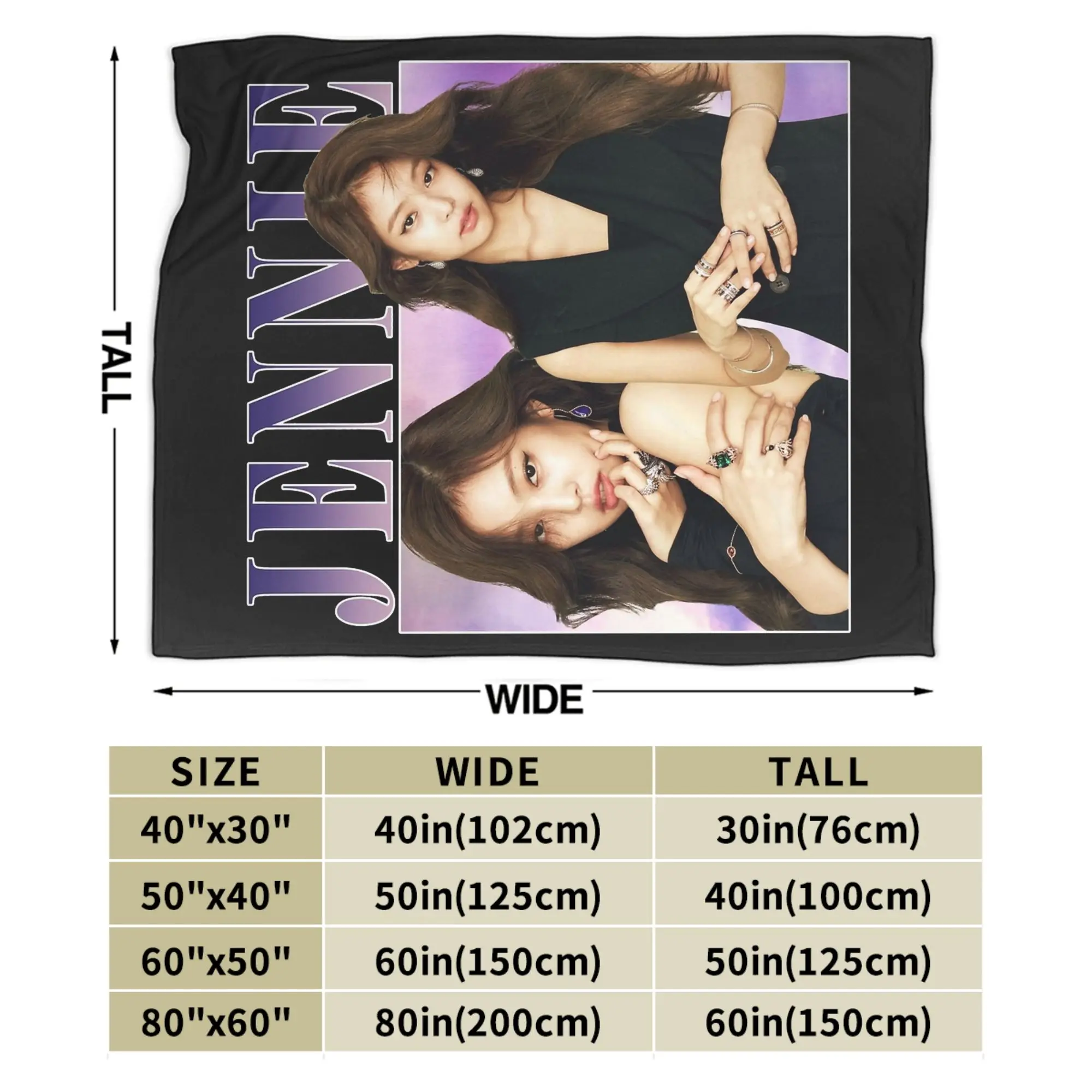 بطانيات جيني كيم المصنوعة من الصوف لجميع المواسم متعددة الوظائف ودافئة للغاية لحاف غرفة نوم الأريكة #5