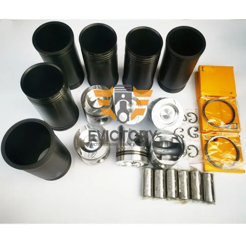 

Для экскаватора Caterpillar E350 3306, комплект для ремонта поршня + кольцевая прокладка вкладыша, подшипник водяного насоса