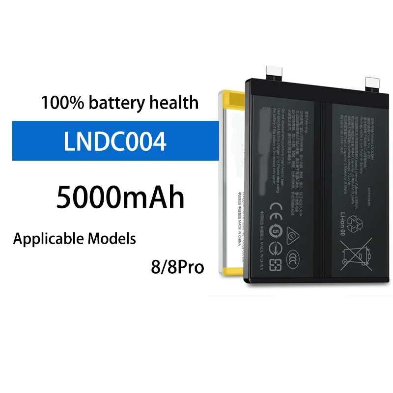 

High Quality 5000mAh Replacement Battery For IQOO Neo8 Neo8 Pro Smartphone Repair Parts Safe Reliable